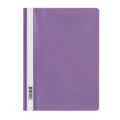 Папка-скоросшиватель пластик. СТАММ А4, 160мкм, фиолетовая с прозр. верхом 355674