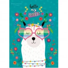 Дневник школьный 40л. СПОКОЙНАЯ ЛАМА (Д40-6169) 7БЦ.глянц.лам..универсальн.