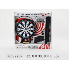 Пистолет с мишенью (33 см) "Азартная стрельба",свет,звук (Арт. 989773R)