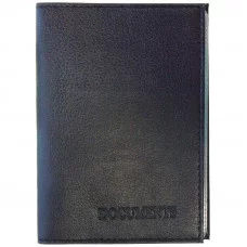 Обложка для автодокументов OfficeSpace кожа тип 1.2, черный Спейс 176893