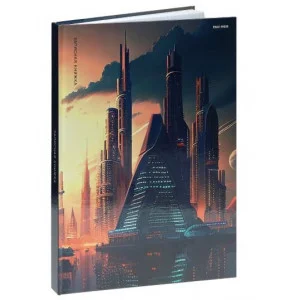 ЗАПИСНАЯ КНИГА А4 160л. ВЫСОТКИ МЕГАПОЛИСА - 1 (160-9596) (перепл. 7БЦ, глянц.ламинация) 160-9596