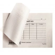 Бланк Товарный чек , А6, газетка, 100 экз. 5526645