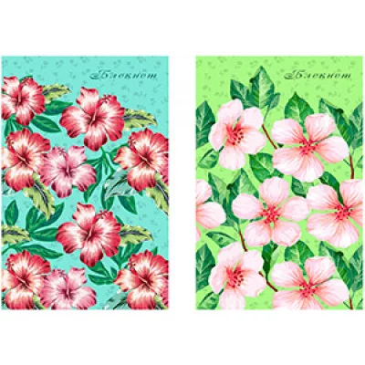 БЛОКНОТ А7 48л. ЦВЕТОЧНАЯ ТЕМА Б48-0557 КБС