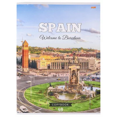 TМ"Remix"Тетрадь КЛЕТКА 48л. А4 ПЛОЩАДЬ БАРСЕЛОНЫ (48-8779) (цвет.мелов.обл, второй блок) ПП-00154852