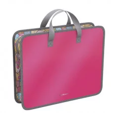 Папка пластиковая для творчества ErichKrause Glossy Bubble Gum, арома, A4+, розовый 54999