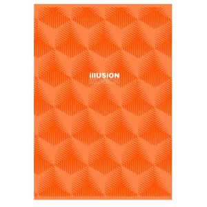 Тетрадь 48л., А4, клетка BG "Illusion", матовая ламинация 327930