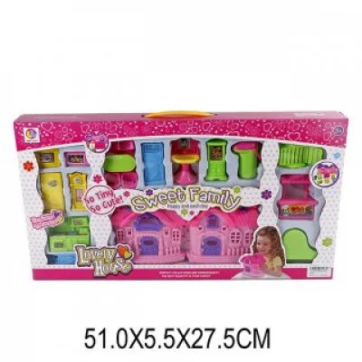 Набор мебели с домиком, кор. 637695