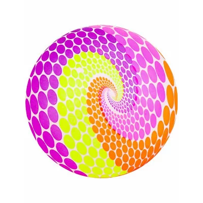 Надувной мяч "Цветная спираль" (21см, 60г, в пакете)   И-2024