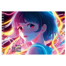 Альбом для рисования А4 40л "Загадочная девочка" КанцЭксмо АС402521