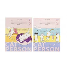 Тетрадь КЛЕТКА 12 л. КОШАЧЬИ РАДОСТИ (12-4332) цвет.мелов.обл.об 12-4332