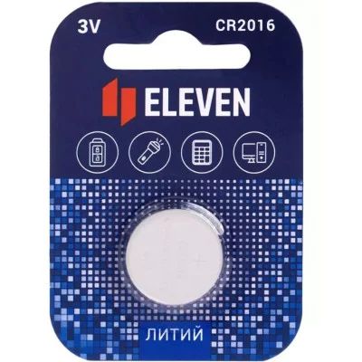 Батарейка 1шт Eleven CR2016 литиевая, BC1 301758