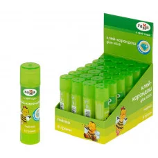 Клей-карандаш Гамма "Пчелка", 8г, прозрачный, ПВП 356553