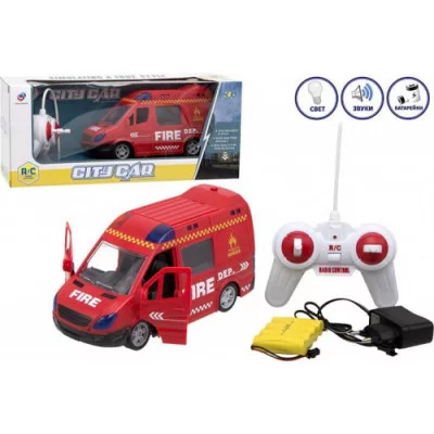 Машина р/у "Спецслужба", 1:32, открываются двери, свет/звук, 4х канальный пульт, в коробке 200057711