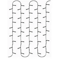 Гирлянда светодиодная. Метражная 10 м 100 ламп холодный белый свет 8 режимов НУ-9727