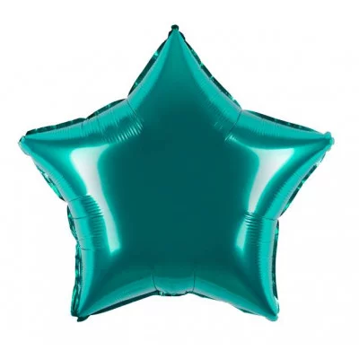 Шар (18\'\'/46 см) Звезда, Тиффани, 1 шт. 120104