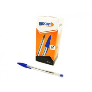 Ручка ТМ "BIKSON" шариковая прозрачный корпус BN0463