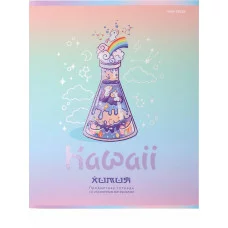 TM Prof-Press Тетрадь КЛЕТКА 48л. ХИМИЯ «KAWAII» (48-9450) стандарт, софт-тач, выб. лак ПП-00196017