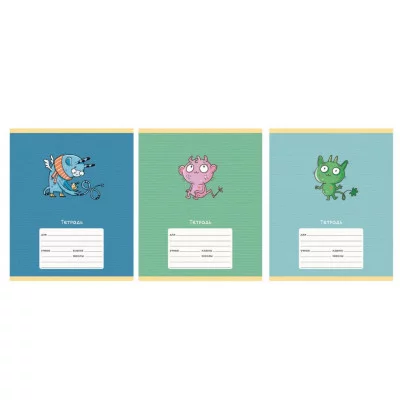 Тетрадь А5 12л "Монстрики" КанцЭксмо ТК127563