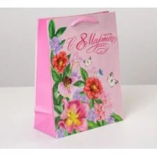 Пакет ламинированный вертикальный «Цветочная феерия», MS 18 × 23 8 см 6631882