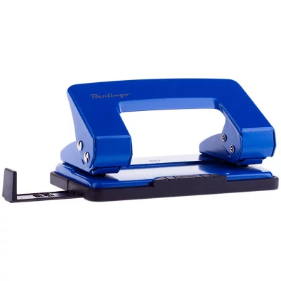 Дырокол Berlingo 10л., металлический, ассорти, с линейкой BERLINGO_ 138287