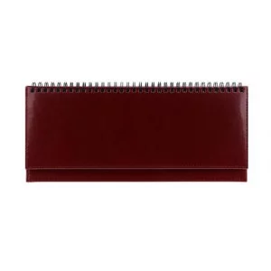 ПЛАНИНГ 56 л. недатир. SELECTION - BORDEAUX (56-5073) греб, кожзам (бордовый), золот срез 300х130мм 56-5073