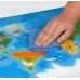 Клеенка для уроков труда Мульти-Пульти "Карта мира", 50*70см, ПВХ 350996