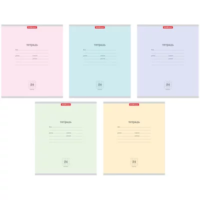 Тетрадь ученическая,24л Классика Клетка Erich Krause 024010154-35332