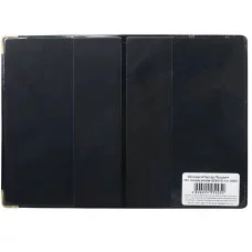 Обложка для паспорта горизонтальная с гербом, ПВХ под кожу, конгревное тиснение, цвет ассорти, ОД 9-01-01