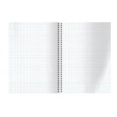 Тетрадь 80л., А4, клетка, на гребне BG "Minimal", глянцевая ламинация, тиснение фольгой 378737