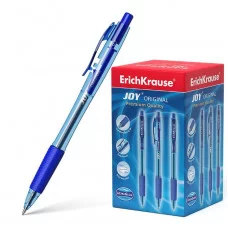 Ручка шариковая автоматическая ErichKrause JOY® Matic&Grip Original 0.7, Super Glide Technology, цвет чернил синий  43346