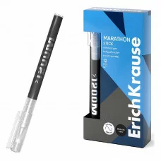 Ручка-роллер ErichKrause Marathon Stick 0.5, цвет чернил черный  62111