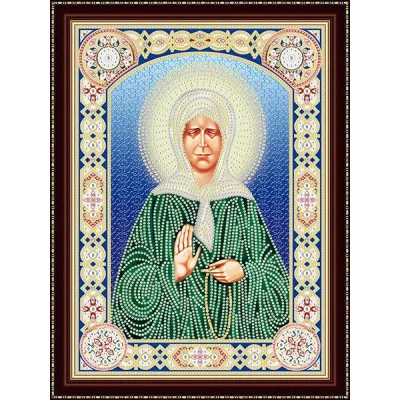 Алмазная мозаика 30х40 см с подрамником c частичным заполн. (блест) Икона №33 (Арт. BH033)
