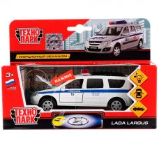 Машина "Лада Ларгус Полиция" металлическая инерционная, SB-13-13-2