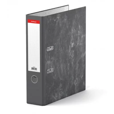 Папка-регистратор с арочным механизмом разборная ErichKrause, Granite, А4, 70 мм, серый 1шт 43530
