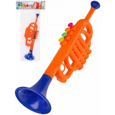 Труба-1"Веселый оркестр" 35см цвет микс,в пакете И-4118