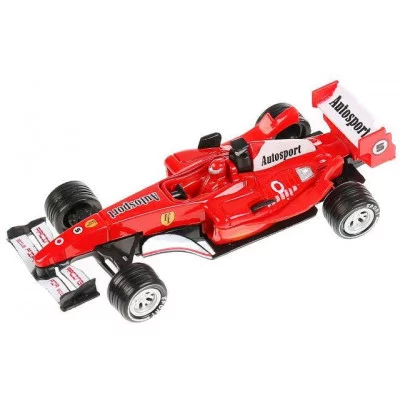 Машина металл "Суперкар Ф-1", длина 14см, звук, красный F1-14FR-S