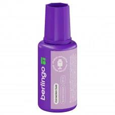 Корректирующая жидкость Berlingo, 20мл, на химической основе, с губчатым аппликатором 256293