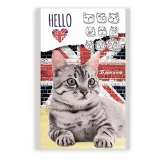 Блокнот 32л А7 "Котята и британский флаг" Б32-3130