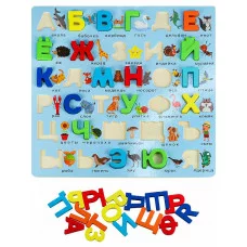 Деревянная игрушка. Алфавит 30х30см. (Арт. И-0407)