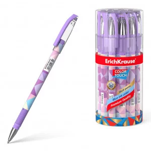 Ручка шариковая ErichKrause® ColorTouch® Magic Rhombs, цвет чернил синий  50739