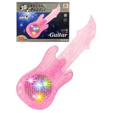 Конструктор пластиковый. 3D пазл "Гитара" (30 дет. Свет) (Арт. 1326004)