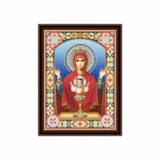 Алмазная мозаика 30х40 см с подрамником c частичным заполн. (блест) Икона №21 (Арт. BH21)