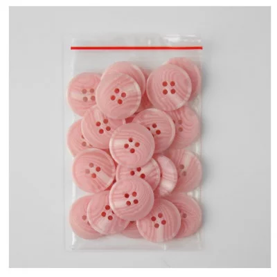 Пуговица декоративная 21мм (фас 24шт цена за шт) розовый PINK PS5 34L 9614434