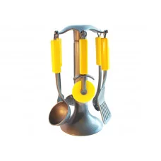 Кухонные приборы в сетке (половник, лапшеловка, лопатка) У543