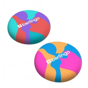 Ластик Berlingo "Neonometry", круглый, термопластичная резина, 36*36*11мм, ассорти 370980
