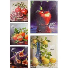 Тетрадь КЛЕТКА 48л. НАТЮРМОРТЫ (48-3919) твин-лак, цвет.мелов.обл. 48-3919