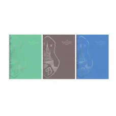 Тетрадь 96л., А4, клетка, на гребне BG "Волшебник Изумрудного города", выборочный лак 376252