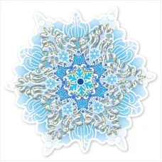 Украшение на скотче "Снежинка" 9201690