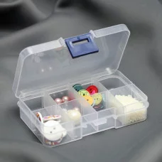Органайзер д/мелочей 8секц 10,5*7*2,4см передвиж секц прозрач пакет накл АУ 3633388