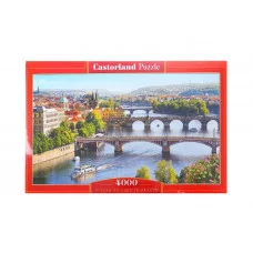 Пазл 4000 Река Влтава.Прага С-400096 Castor Land 433-383